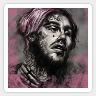 Lil Peep Portrait Sticker